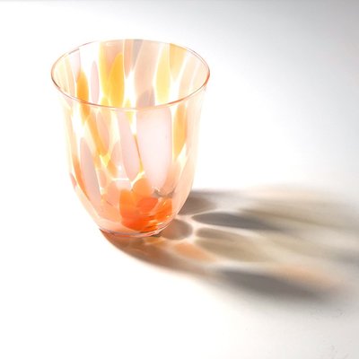 日本製津輕手工玻璃杯水杯 和風 日式 手工藝品 琉璃 收藏 美觀 色彩豐富 280ml  適用於 送禮 拍照 配飾