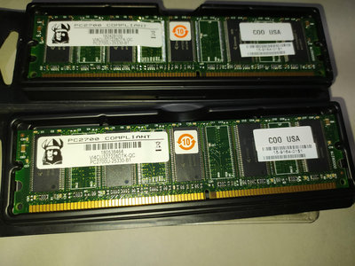 金士頓 256 MB DDR 333 桌機用記憶體