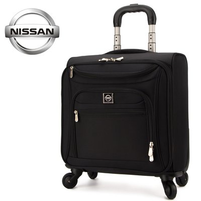 【上品居家生活】Nissan 日產 萬向輪16吋 筆記型電腦/筆電 登機箱/行李箱/拉桿箱/拉杆箱/旅行箱