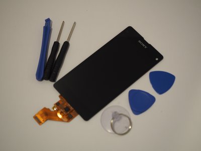 免運費【新生 手機快修】SONY Z1 Compact Z1C Z1 mini 原廠液晶螢幕總成 觸控面板 玻璃破裂維修