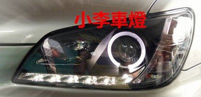 ~李A車燈~全新 外銷精品件 凌志 LEXUS IS200 IS300 DRL 黑框光圈魚眼大燈 一組7800元