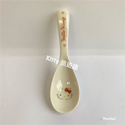 [Kitty 旅遊趣] Hello Kitty 湯匙 陶瓷湯匙 凱蒂貓