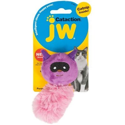 美國 JW 貓草玩具 寵物安撫潔牙玩具 寵物貓薄荷貓玩伴《紫浣熊 DK-0471087》每件150元