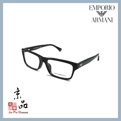 【EMPORIO ARMANI】EA 3050F 5017 黑色 亞版膠框 亞曼尼精品鏡框 公司貨 JPG 京品眼鏡