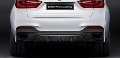 【樂駒】BMW F16 X6 M Performance 碳纖維 後下巴 Rear Diffuser 原廠 改裝 套件