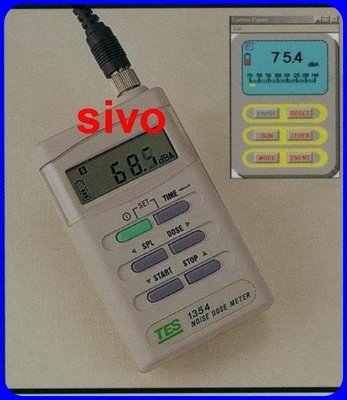 ☆SIVO電子商城☆泰仕 TES-1354/TES1354 噪音劑量計 噪音計 分貝計 分貝機 分貝器 音量計