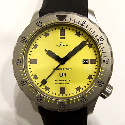 WATCHBAR/品牌:SINN/款式:U 1 潛水錶/材質:潛艇鋼/錶況:未使用新品