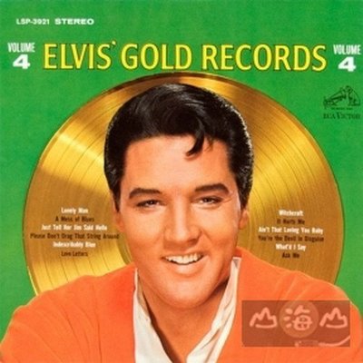 【黑膠唱片LP】精選集 四/貓王 /Elvis Presley---LSP3921