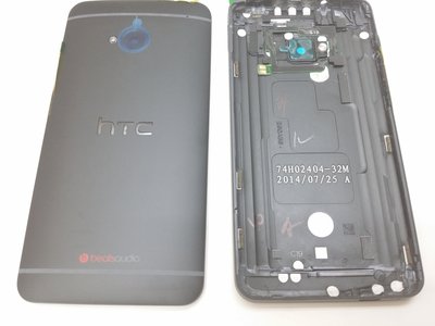 HTC NEW ONE M7 801E /801s  黑色 電池蓋 / 中框 更換  全台最低價