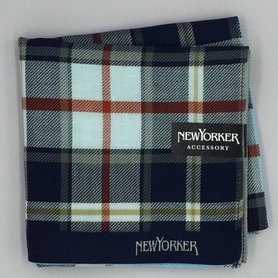 NewYorker 純棉 手帕 方巾 領巾 48x48cm