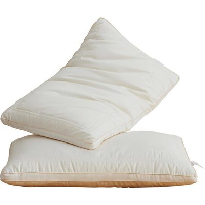 現貨 羅萊家紡枕頭枕芯80支全棉學生宿舍家用單人用蠶絲枕親膚枕單只裝