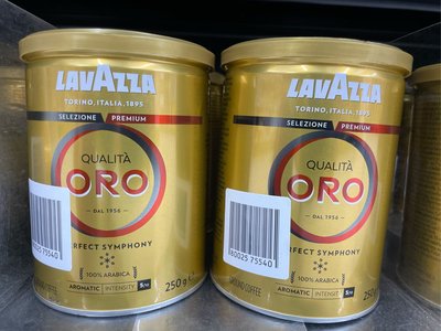 3/9前 義大利 LAVAZZA 金罐 QUALITA ORO 咖啡粉 250G 最新到期日:2024/10/30頁面是單價
