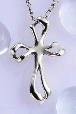 【創銀坊】極簡主義 十字架 925純銀 墜子 北歐 設計 藝術 普普風 喬治傑生 耶穌 天使 上帝 項鍊(P-3702)