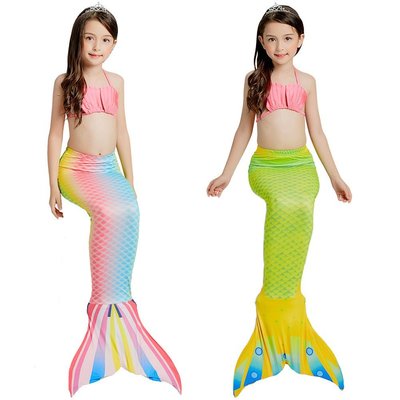 爆款美人鱼泳衣 The Mermaid swimming儿童泳衣女童游泳衣三件套