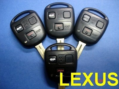 【弘祥汽車晶片鑰匙】凌志LEXUS 系列車款遙控晶片鑰匙外殼 來店優惠
