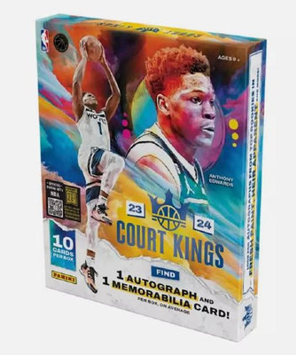 NBA 2024 Panini Court Kings HOBBY  油畫系列卡盒 (全新未拆封)