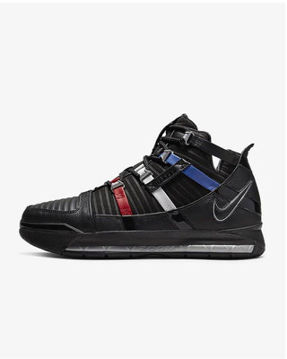 Nike Zoom LeBron 3 黑 紅白藍條 DO9354-001