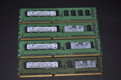 Samsung DDR3-1333 1Gx4 ECC M391B2873EH1-CH9伺服器記憶 同廠牌 同顆粒 同週期