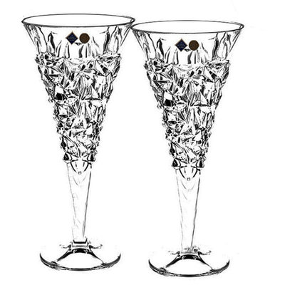 捷克BOHEMIA進口水晶玻璃高腳葡萄酒杯紅酒杯香檳杯氣泡甜酒套裝