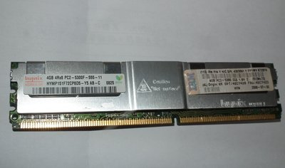 FB-DIMM海力士DDR2-667 4GB 4RX8 PC2-5300F伺服器HYNIX工作站4G記憶體REG ECC