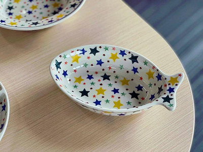 一帆百貨鋪彩色星星新款魚碗盤20cm\n製造工廠：Arty