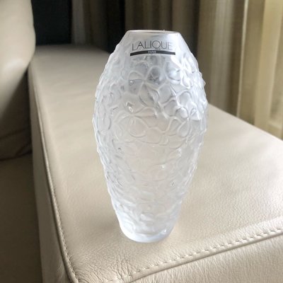 [熊熊之家3] 保證全新正品 法國Lalique萊儷 霧面水晶  花瓶 花器
