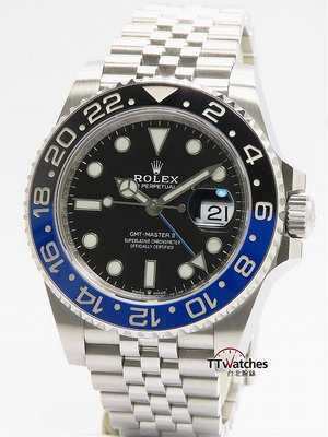 台北腕錶 Rolex 勞力士 GMT-Master II 126710 BLNR Jubilee 118456