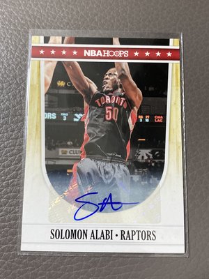 2011-12 NBA Hoops Autographs #223 - Solomon Alabi