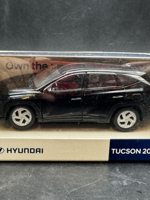 [D.E.]Hyundai Tucson 2020 現代全新途勝SUV車模型 1/38 黑色-原創