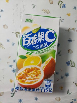 黑松 百香果C 綜合果汁飲料300ml (效期:2024/05/16)特價10元