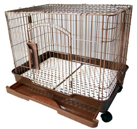 日式豪華精緻室內寵物籠 抽屜式兔籠 狗籠 貓籠 小動物飼養籠 D-165C，D-165P，D-165BL，2,080元
