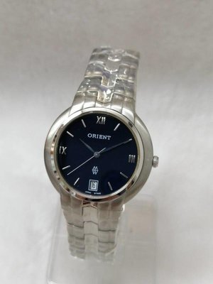 【幸福媽咪】網路購物、門市服務 ORIENT 日本 東方錶 藍寶石 指針石英錶 型號 :S774A83 藍面