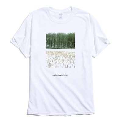 Joy Division - Atmosphere 歡樂分隊 官方 短袖T恤 白色 英國搖滾樂團