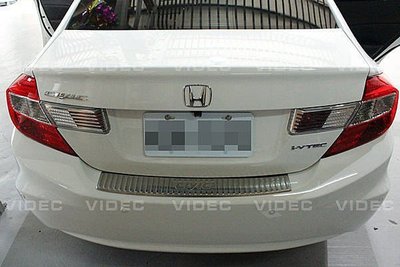 巨城汽車精品 HONDA CIVIC 喜美 9代 九代 專用 後護板 材質 白鐵不鏽鋼 新竹 威德