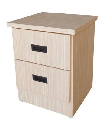 【萊夫家居】TS-CTG-2C：白橡色二抽床頭櫃【台中家具】床邊櫃 置物櫃 抽屜櫃 套房家具 防注木心板 台灣製造