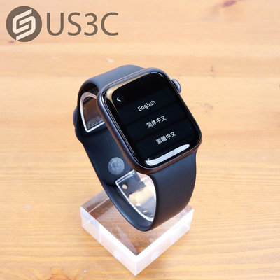 【US3C-板橋店】公司貨 Apple Watch 6 44mm GPS 太空灰色鋁金屬錶殼 黑色運動錶帶 二手手錶 蘋果手錶 智慧型手錶