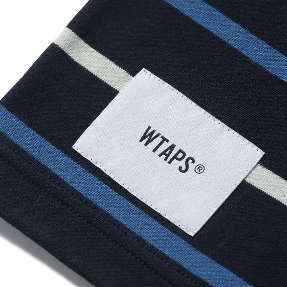 日貨代購CITY】2022AW WTAPS BDY 02 LS COTTON TEXTILE 條紋長T 現貨