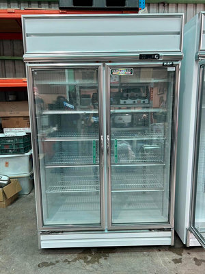瑞興二門透明冷凍玻璃展示冰箱220V 僅用六個月 非常漂亮 ️🌈萬能中古倉️🌈