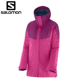 【集山庄】Salomon Cyclone Trekking Jacket GTX 防風防水保暖外套 女 雛菊粉/紫