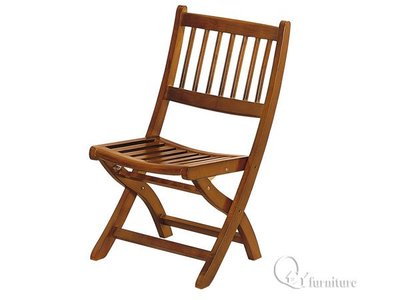 餐椅 實木巧思椅柚木色實木折疊椅【奇一家具 】新品上市(C001-AR327)南部免運費