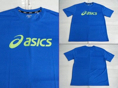 新莊新太陽 asics 亞瑟士 K31401-43 吸汗 快乾材質 短袖 T恤 水藍色 特450/件