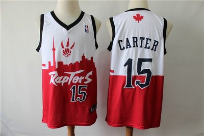文斯·卡特(Vince Carter) NBA多倫多暴龍隊 熱壓 新款 城市版 球衣 15號