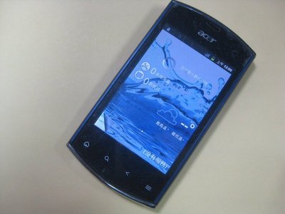 Acer E310 3G觸控 支援Wi-Fi 安卓系統 可使用Line 背蓋忘了拍 412