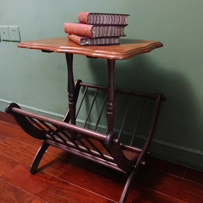 【二手】中古木質可折疊拆卸咖啡桌書報桌 回流 配飾 擺件【佛緣閣】-1732