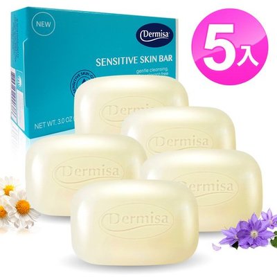 Dermisa椰油潤白柔膚皂(敏弱肌適用)5入組 85gx5