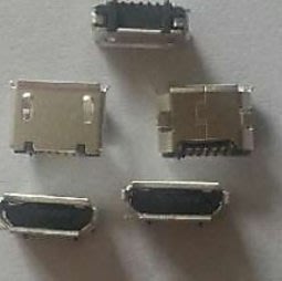 全銅 MicroUSB插座 MK5P 麥克5P MINIUSB Micro USB母座 5腳貼片 （25個一拍）