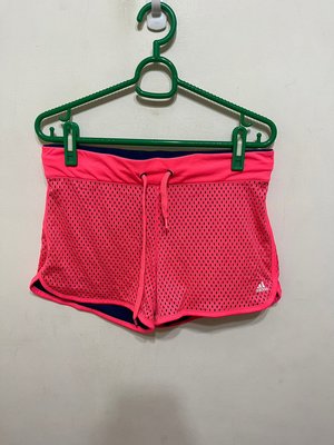 「 二手衣 」 Adidas 女版雙面穿運動短褲（粉色藍色）62
