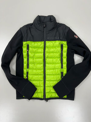 全新Moncler Grenoble Zip Up Cardigan 滑雪系列拼接羽絨外套 (男大人）XL