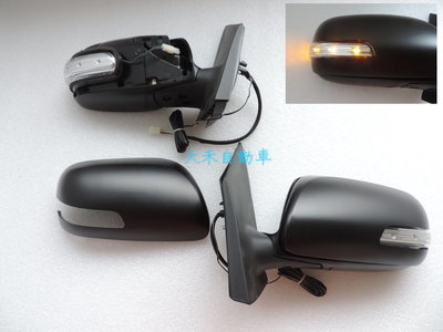 大禾自動車 LED 電折 帶燈 後視鏡 適用 TOYOTA 豐田 YARIS 06-10 4門 單邊價