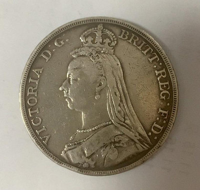 英國馬劍銀幣1889【店主收藏】17691